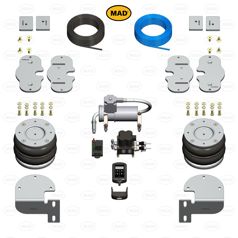 Luchtvering set Achteras voor Volkswagen Crafter
