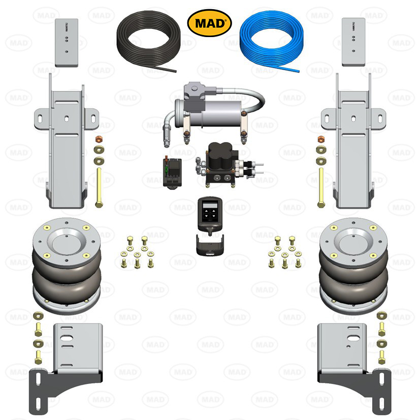 Luchtvering set Achteras voor Volkswagen Crafter